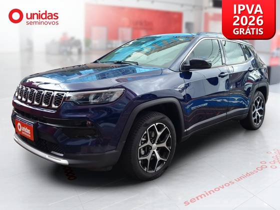 JEEP COMPASS 1.3 T270 TURBO FLEX LONGITUDE AT6